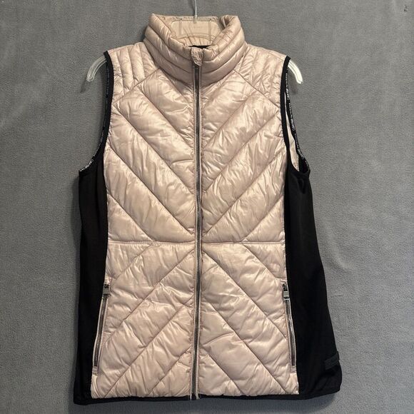 Calvin Klein Jackets & Blazers - Calvin Klein Performance Puffer Vest Quilted Womens Size Large Pink Black